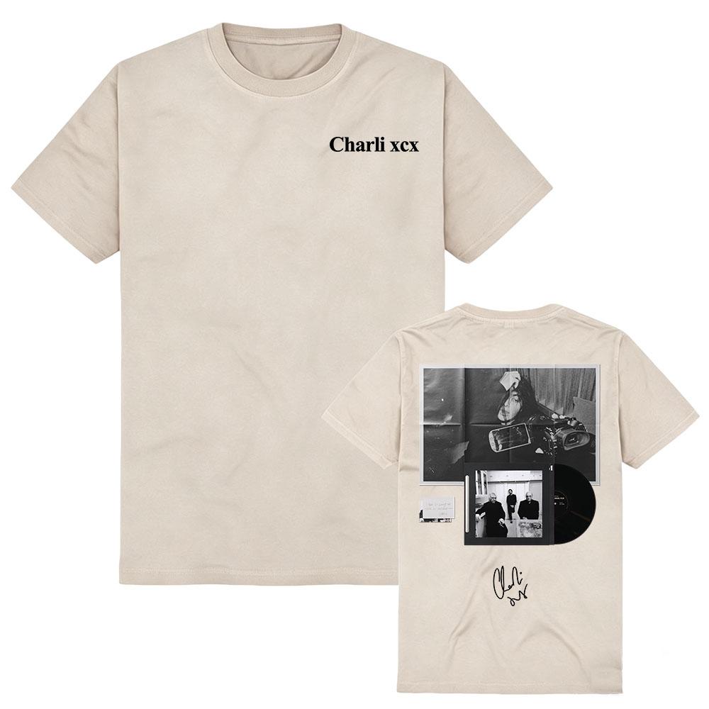 Album Music, Fashion, Film Tees Singer CHARLI XCX Design Print T-shirt Unisex Streetwear Cotton Short Sleeve Soft Tshirts Male