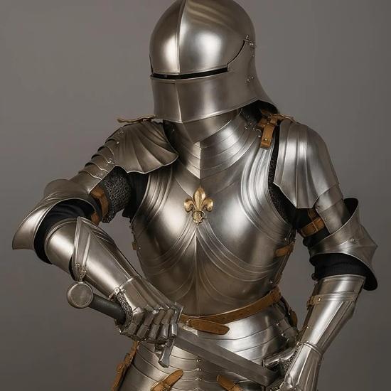 Gothic Medieval Armor Suit 18-Gauge Steel, Wearable LARP Cosplay Gift Item