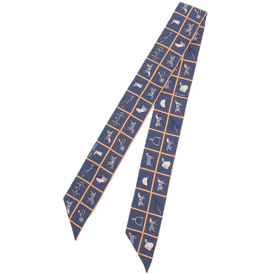 

Хустка Бандана Твіллі Багатоколірна Темно-синя H061356 S 22 [Hermes] Жіноча [Товар]