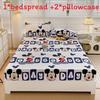 Mouse Toy Stitch Story Pattern Printing Bedspread Set Cover Protective