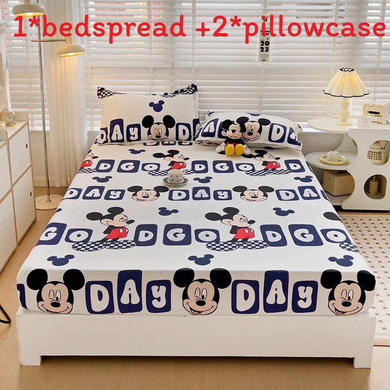 Toy Mouse Stitch Story Pattern Printing Bedspread Set Protective Cover