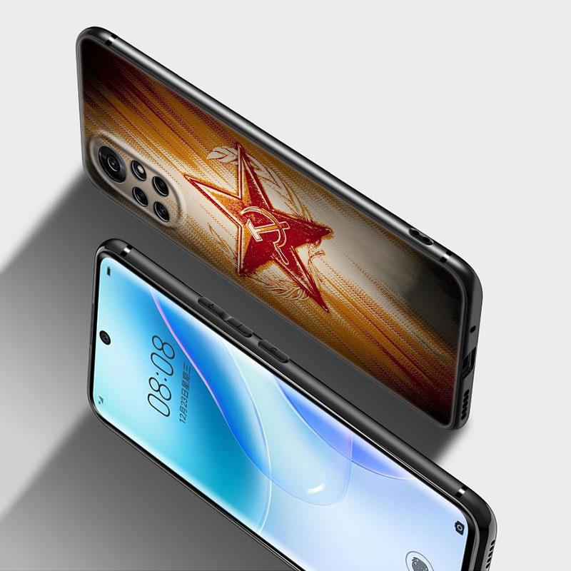 The USSR Flag Symbol Phone Case For Huawei Honor 60 50 SE 30S Mate 30 20 10 Lite 40 Nova 9 8 Pro Y60 8i 7i 7SE 5T Premium Cover