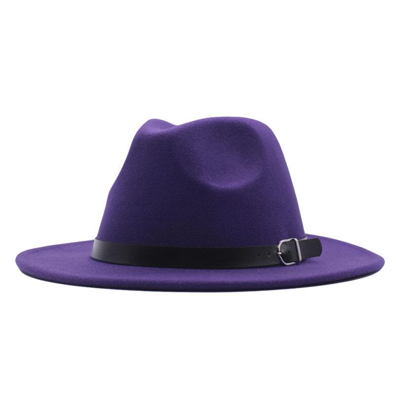 Hot-selling Top Hat, Ethnic Style Cow Label, Western Cowboy Top Hat, Rolled Brim, Retro Riding Hat, Woolen Felt Hat