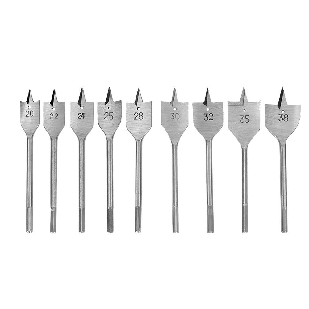 Spade Drill Bit Paddle Wood Boring Flat Woodworking Wood Drilling HCS 20-38mm