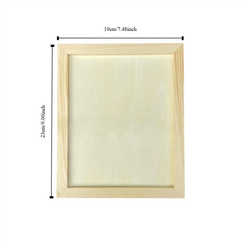 Wooden Picture Frame Multi Size Wooden Photo Holder Art Puzzle Holder  Children Painting Drawing