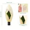 1pc 80*120cm Winter Protection Bag Against Freeze For Plant Cover Garden Plant With Zip Drawstring Breathable