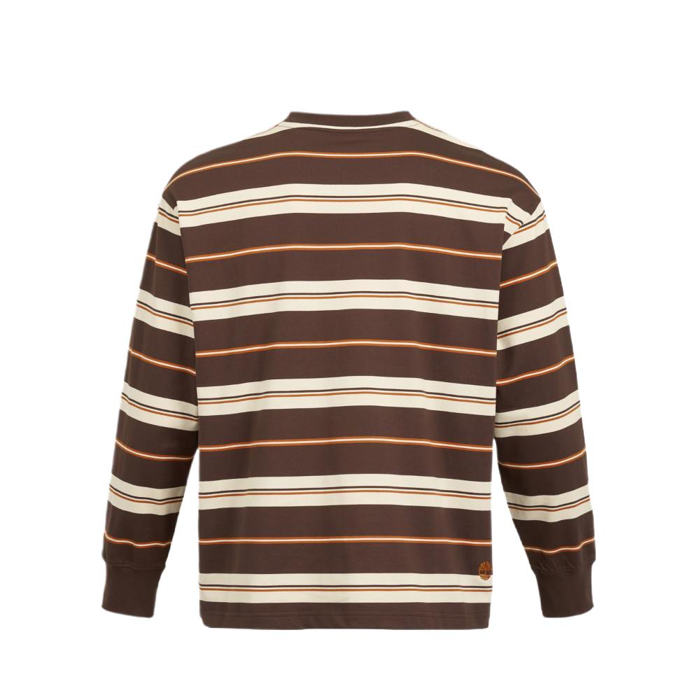 Timberland Striped Breathable Long Sleeve T-Shirt Unisex Tops TB0A5RSM2431