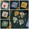 Reading Stationery Reading Book Clip Metal Bookmark Creative Flower Bouquet Bookmark  Gift