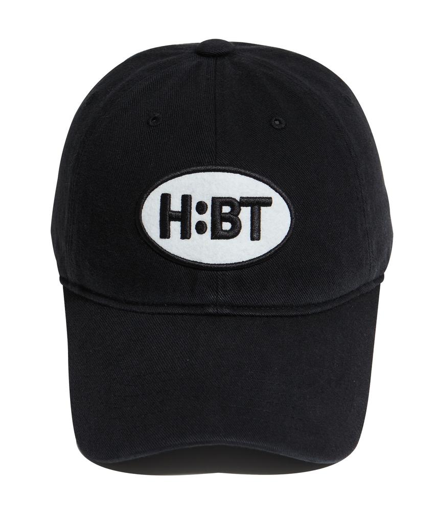 Hebeles Hbt Casual Patch Pigment Washed Ball Cap - Black