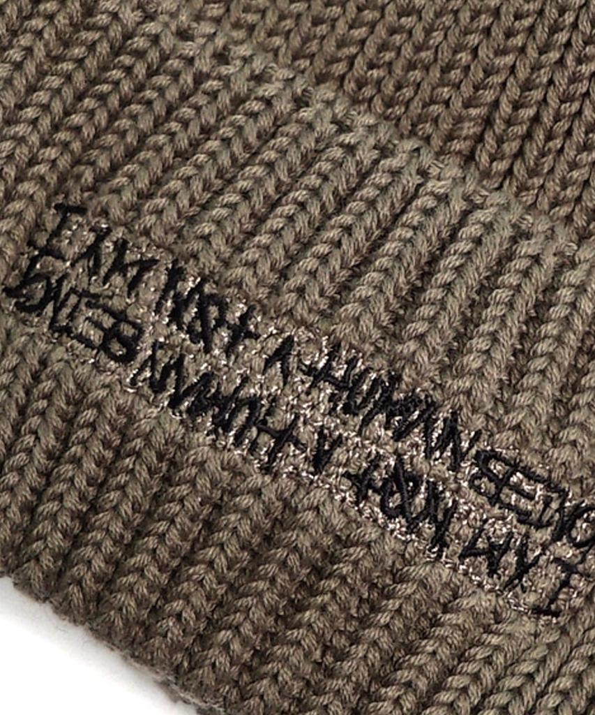 Aimnaseohyumeonbiing Basic Logo Beanie - Olive