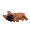 Cute and Sleepy Series Small Bulldog Model Shiba Inu Figurine Phone Case Material Figurine