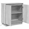 LED Sideboard Grey Sonoma 71 x 34.5 x 75 cm Engineered Wood