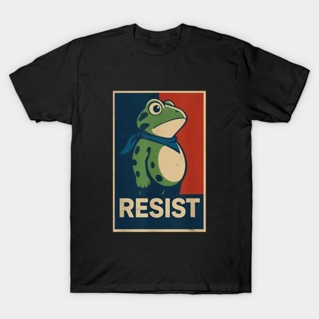 Portland Frog Protest Resist T-Shirt Unisex T-Shirt XXXL