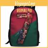 15in Ronaldo Cristiano Oxford Backpack Large Capacity School Bag Sports Travel