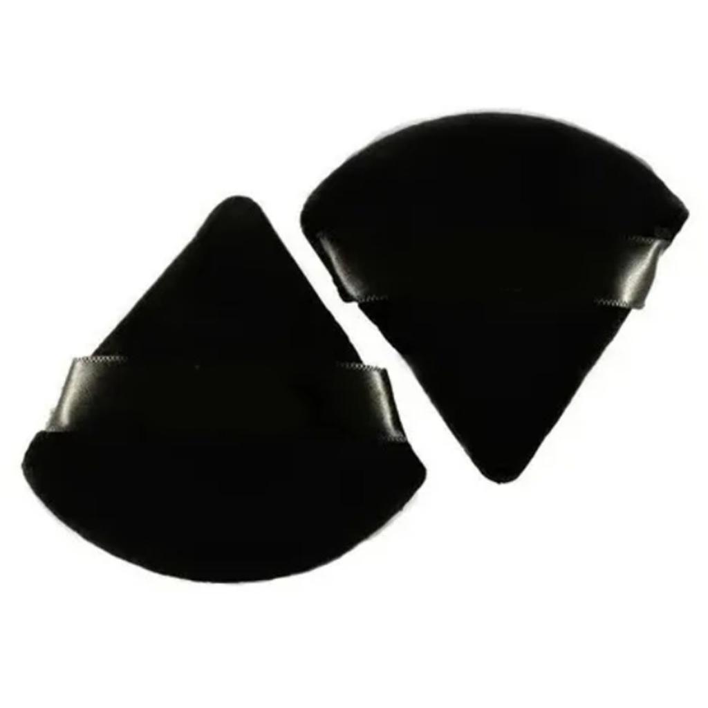 2 SZT. Trójkątny Puder Puff Przenośny Wielokrotnego Użytku Lateksowa Pianka Kosmetyczna Gąbka do Podkładu do Makijażu