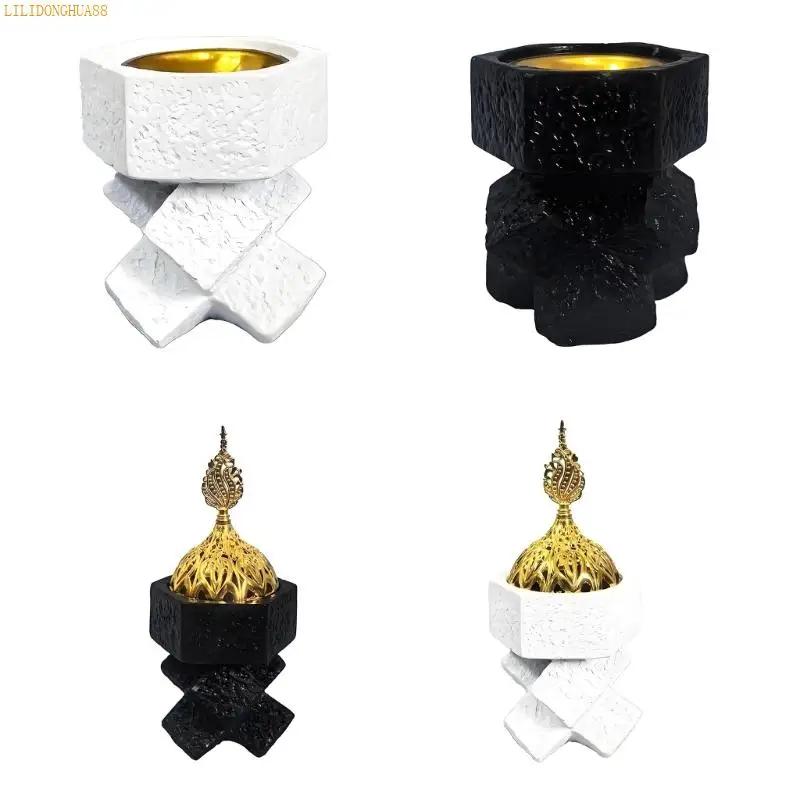 K1AE Contemporary Crosses Styles Resin Incenses Burners Holder Spiritual Aromatherapies
