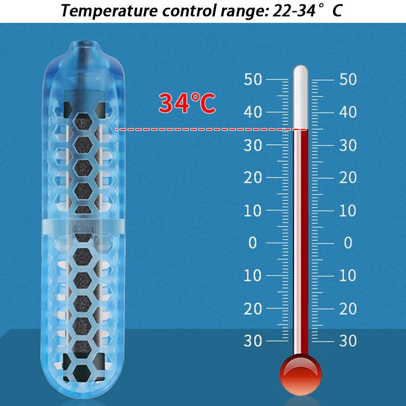 3CM Low Water Level Turtle Heating Rod Fish Tank Small Aquarium Heater External Automatic Constant Temperature Heating Rod Mini