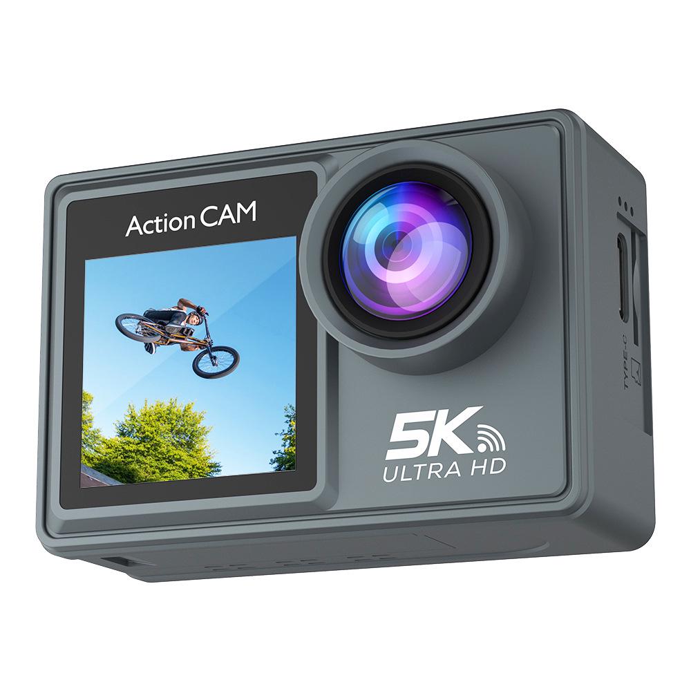 5K Dual Screen Waterproof Sports Camera with WIFI & Remote