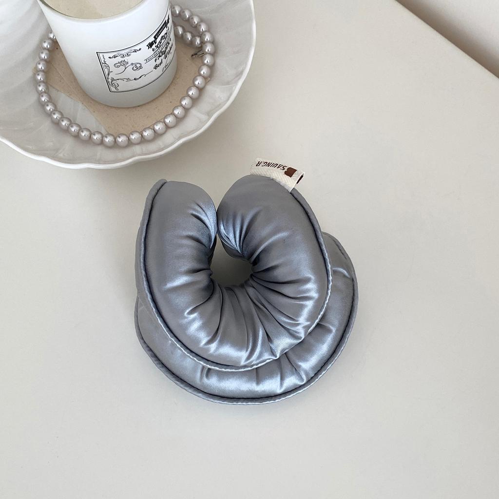 Sponge Sleep Elastic Ponytail Holder Hair Scrunchies for Women Hair Accessories Girls Soft Solid Satin Filled Cotton Big Bands