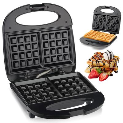 Waffeleisen Belgisches Waffeleisen Verbrühschutz Waffelmaschine Mini Waffeleisenmaschine für Waffeln Sandwiches