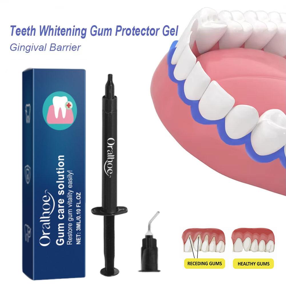 Gel Cura Riparazione Gengive Allevia Gengive Doloranti Migliora Infiammazione Gengivale Danneggiata Pulizia Macchie sui Denti Tartaro Sbiancante Gel Protettivo Gengive