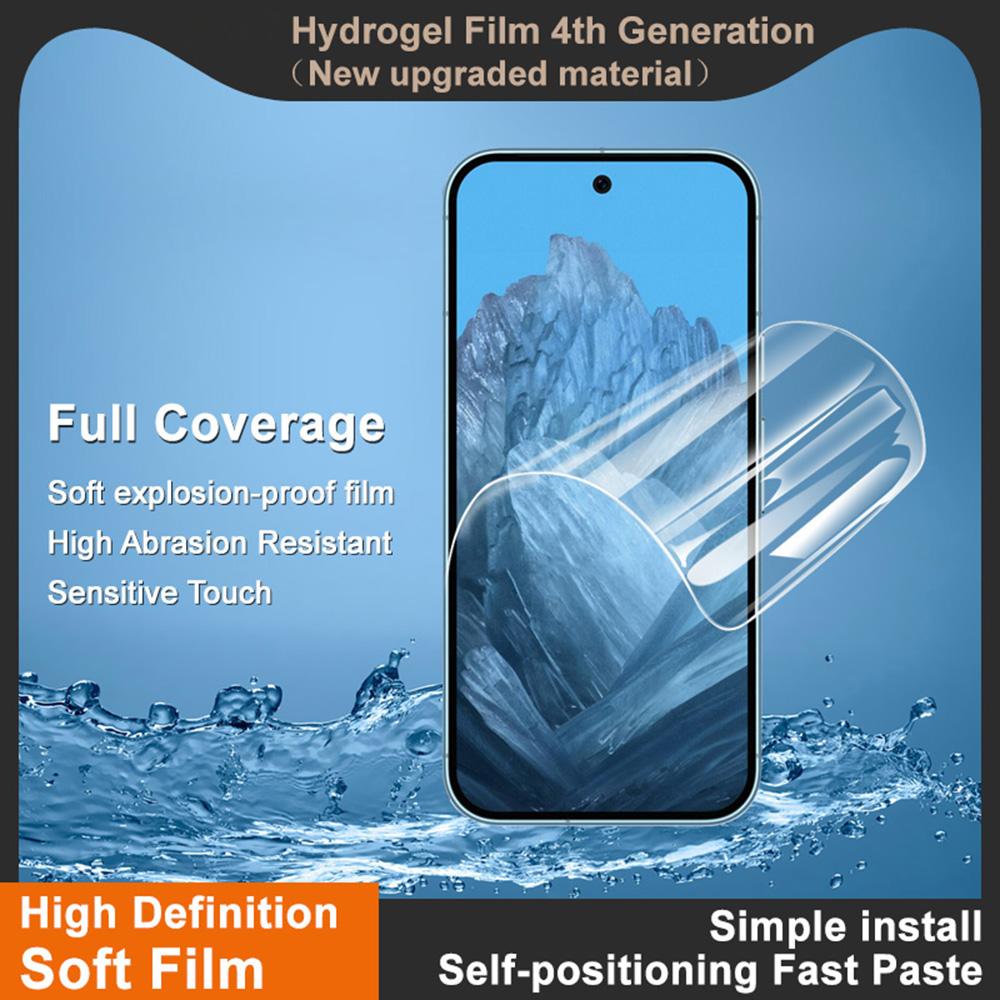 IMAK Hydrogel Film 4th Gen for Google Pixel 9 Pro XL Full Screen Protector Ultra Clear Soft TPU Film