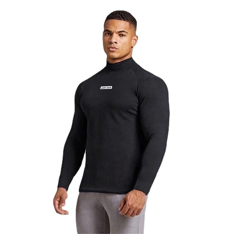 Muscleguys Gym Clothing Herren Langarm-Bequeme Tights Running Fitness Schnelltrocknendes T-Shirt