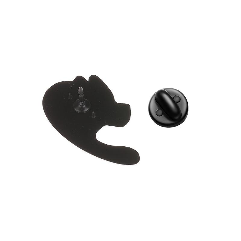 Xiaomi Cartoon Liquid Blue Spotted Cat Enamel Pins Cute Angry Fluid Cat Bite Hand Brooch Backpack Lapel Badge Jewelry Gift for Friends
