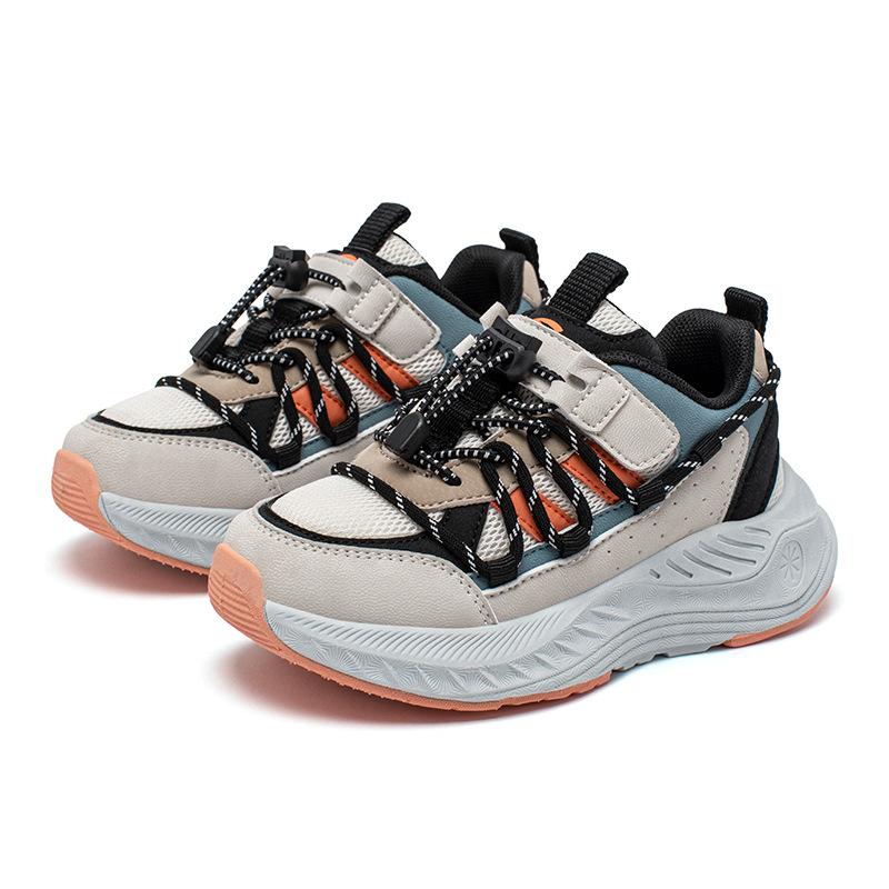 Kids Running Shoes Breathable Mesh Sneakers Boys Girls Hook And Loop Casual Sports Shoes Lightweight Walking Shoes For Children Spring Autumn