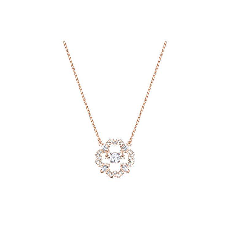 Swarovski Floral Dancing Necklace Women necklace Rose-Gold 5408437 Box (Random Color)