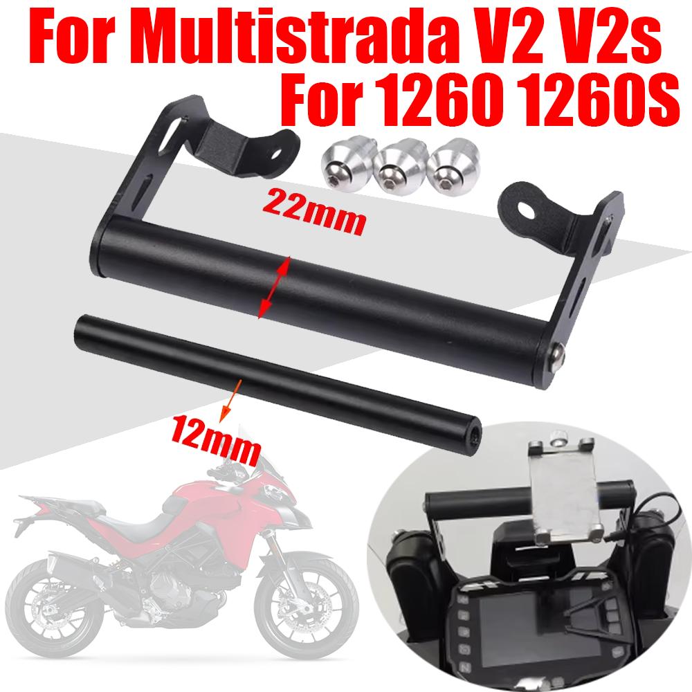 Motorcycle Smart Phone Stand Holder Support GPS Navigation Bracket For Ducati Multistrada V2 V2s 1260s 1260 MTS 1260 Accessories