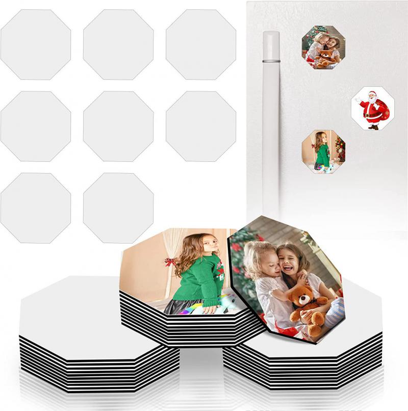 

30 шт. 7,5*5,5 см сублимационные магнитные заготовки сублимационные пустые магниты на холодильник персонализированные для DIY кухни офиса декоративные