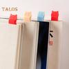 3Pcs Automatic Bookmark Clip Soft Silicone Book Clip Easy Page Marker Smart Bookmark Silicone Revolutionary Book Page Marker