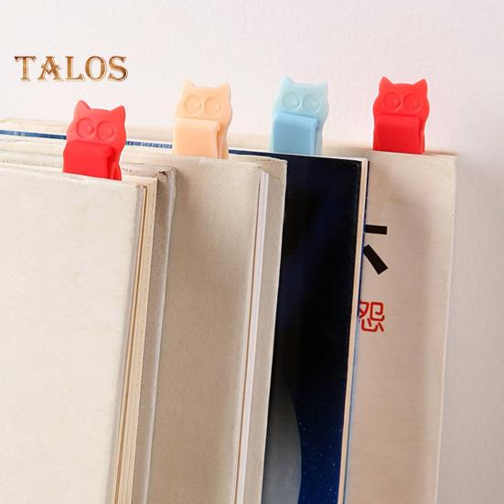 3Pcs Automatic Bookmark Clip Soft Silicone Book Clip Easy Page Marker Smart Bookmark Silicone Revolutionary Book Page Marker