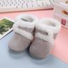 Handmade Soft Sole Winter Shoes for Infants & Toddlers - Non-Slip Velvet Cotton Socks