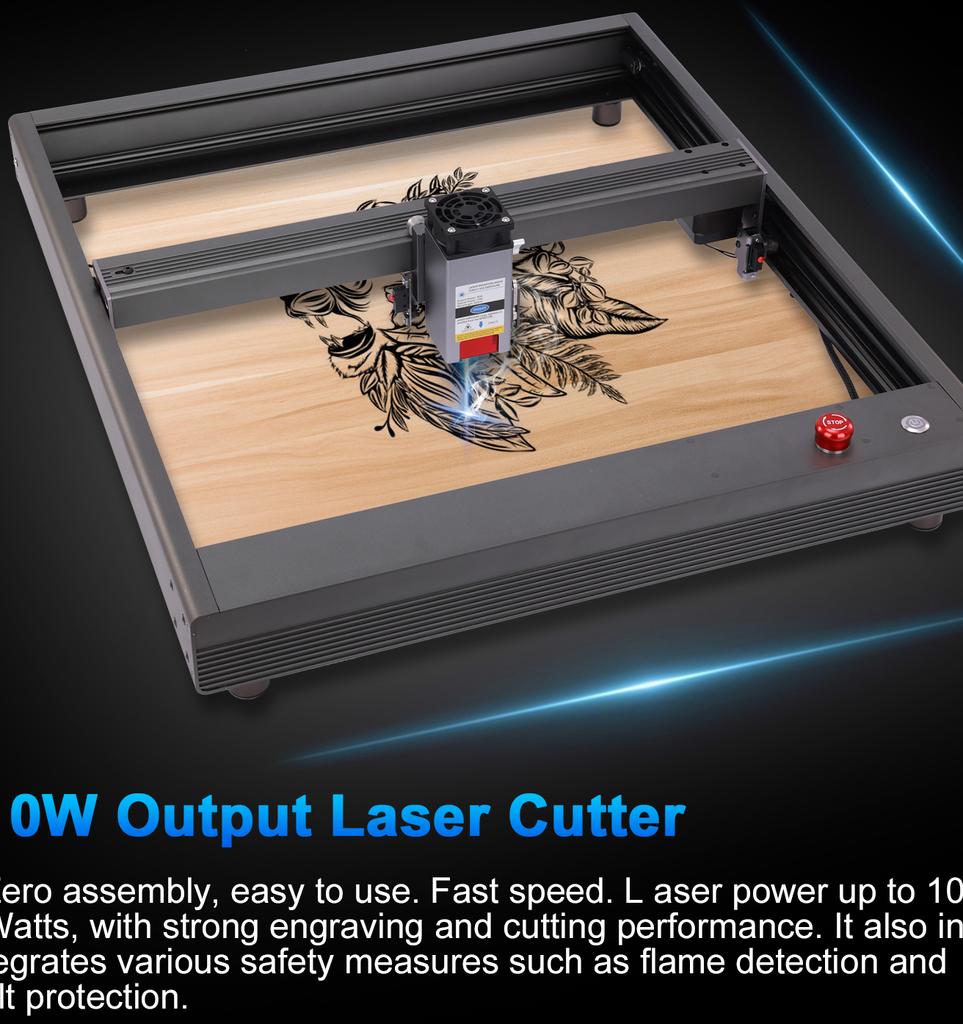 Laser Engraver 10W Output Laser Cutter Accuracy DIY Laser Engraving Machine High Precision Laser