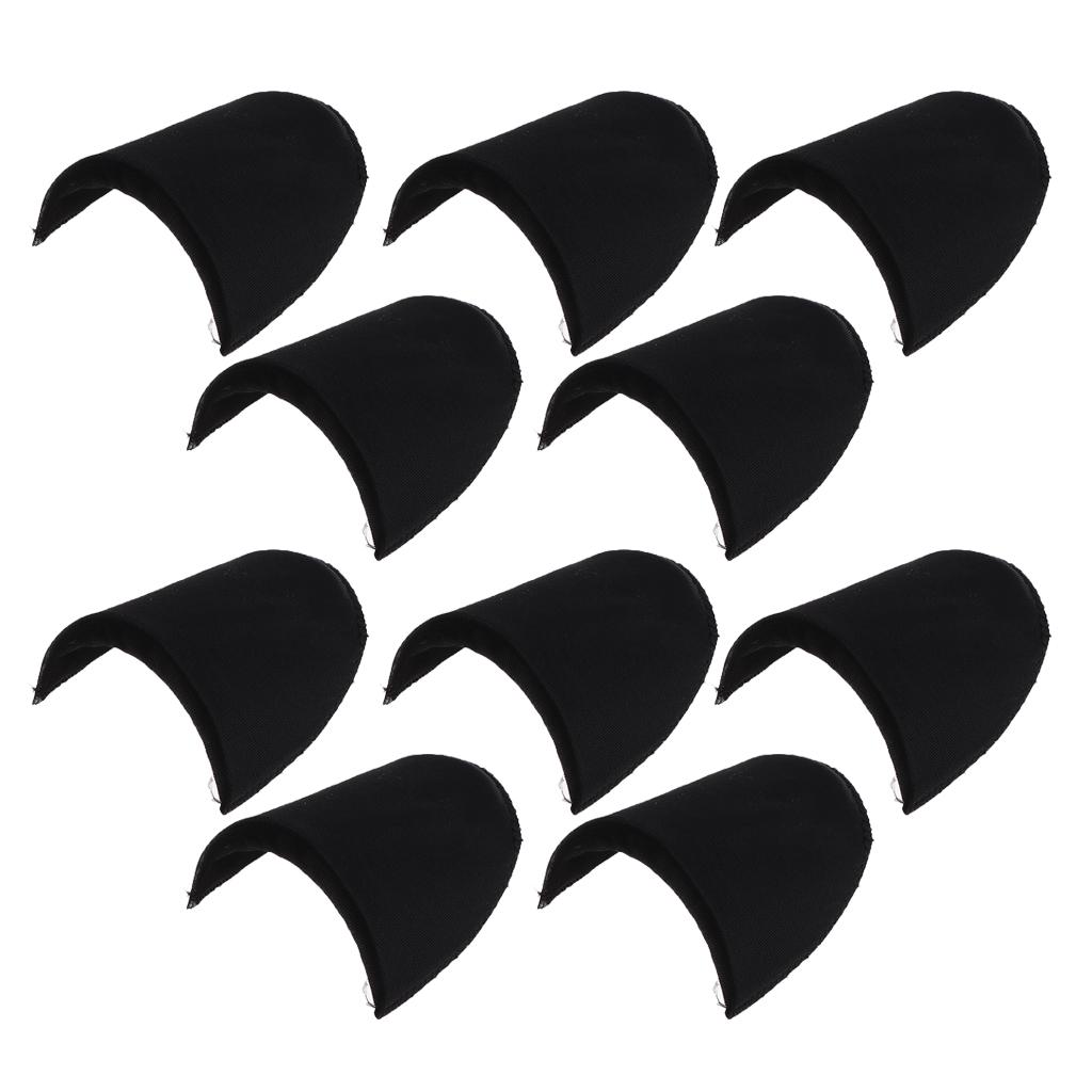 

Sewing Accessories Black Sponge Shoulder Pads Durable Fabric Inserts for Womens Clothing Children Suits Casual Jackets чёрный