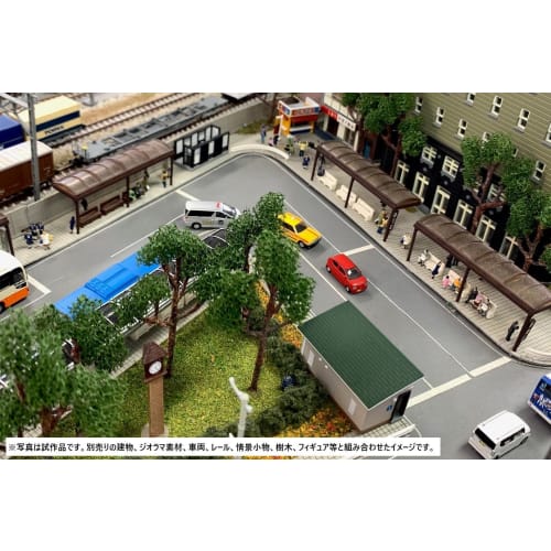 Scenery Accessories 142 Station Scenery Set A Diorama Supplies