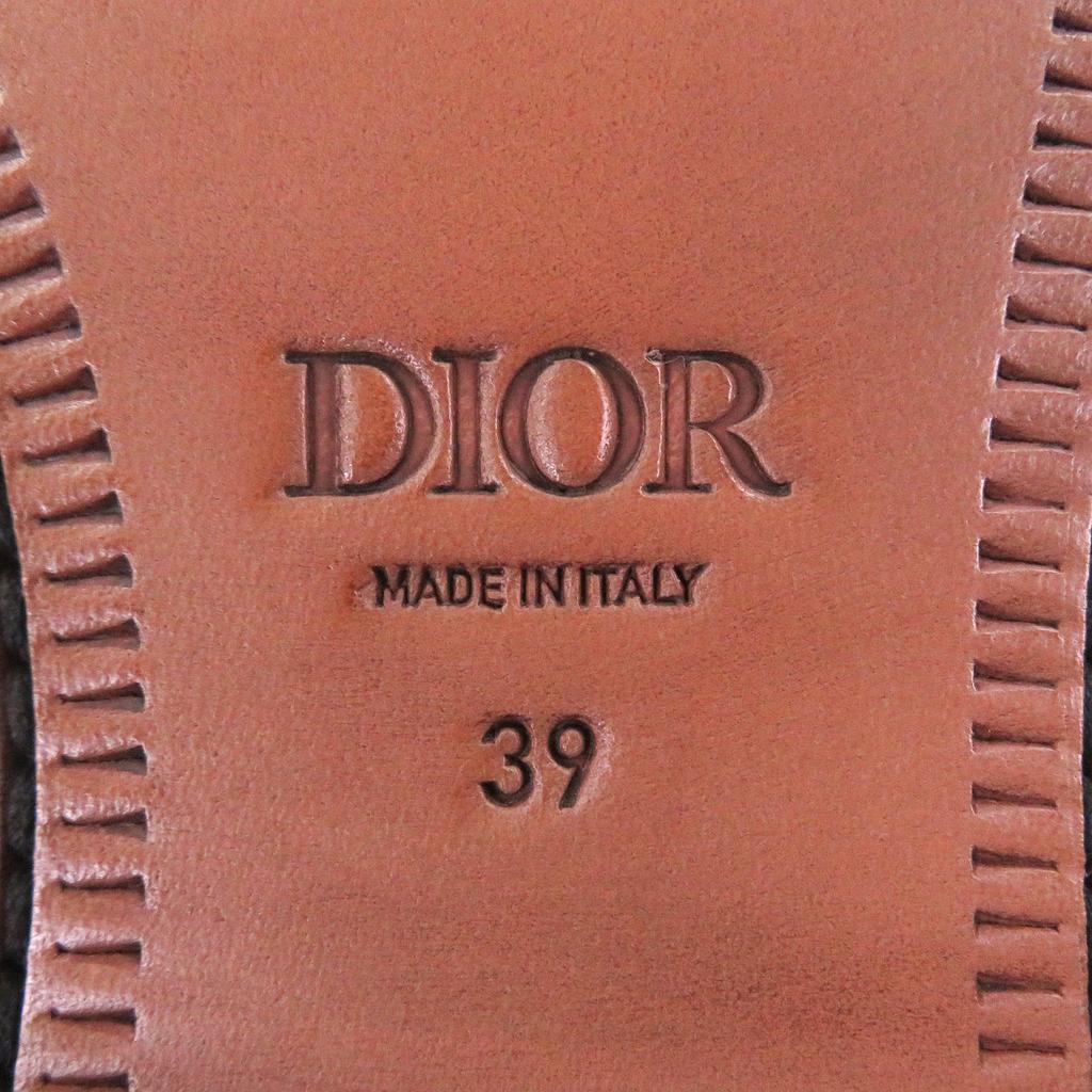 Pristine DIOR Leather shoes Evidence Lace-up derby shoes black leather mens 39 Used