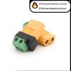 Xt60 Solderless Connector Male/Female To 2Pin Screw Terminal Adapter Portable Xt60 Bullet Connector Power Plug For Rc Planes