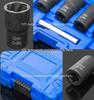 5PCS Twist Impact Damaged Nut Bolt Screw Remover Tire Screw Extractor 1/2 Inch Nut Screw Removal Socket Wrench Tools