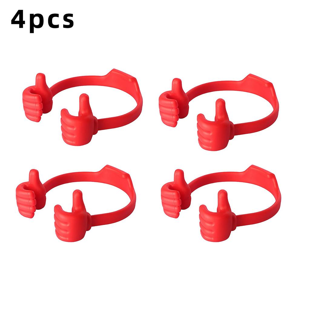 4/1pcs Thumbs-up Mobile Phone Holder Adjustable Phone Stand Multi Colors Portable Desktop Stand for iPhone Xiaomi Samsung