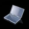 Transparent Rectangular Plastic Storage Box for Hardware and Small Items
