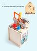 Kids' Wooden Tool Set with Toolbox for Early Learning