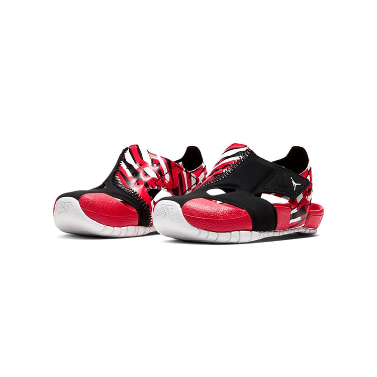 Jordan Zapatos para Bebés y Niños Pequeños con Cierre de Velcro y Gancho Negro Rojo Multicolor Infantil y para Niños Pequeños CI7850-016