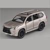 For Lexus Model Mini Car Diecast Alloy Sound Light Pull Back Car Model Toy Gift Model Car Gift Present (LX570 SUV) 1/32 &