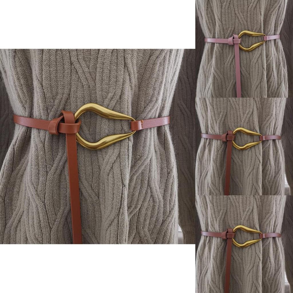 Womens Waist Leather Strap With Metal Buckle For Women Fashion And Daily Wear