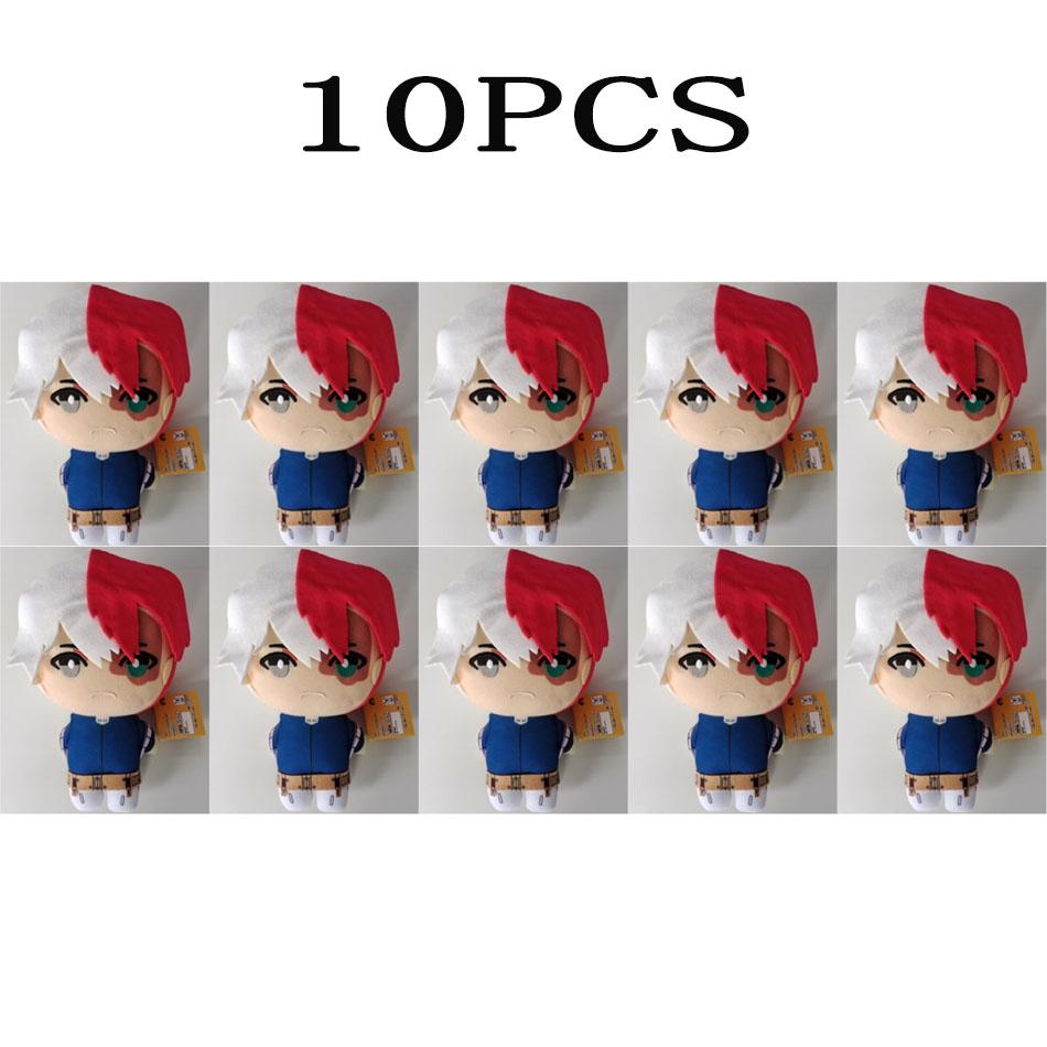 23-25CM My Hero Academia Anime Izuku Midoriya Katsuki Bakugou Shouto Todoroki Plush Pendant Toy Soft Plush Doll Gift