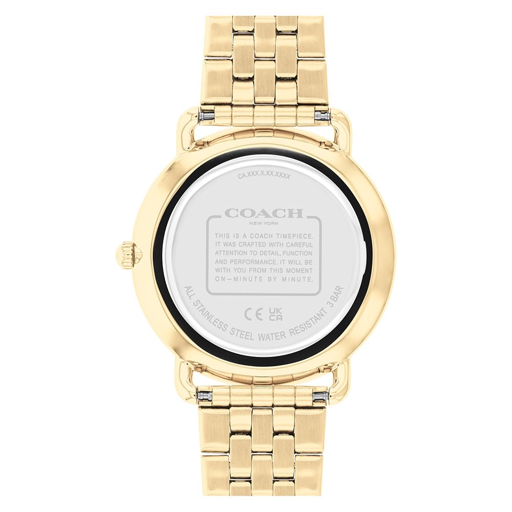 Coach ELLIOT 14602669 Gold Watch Men's