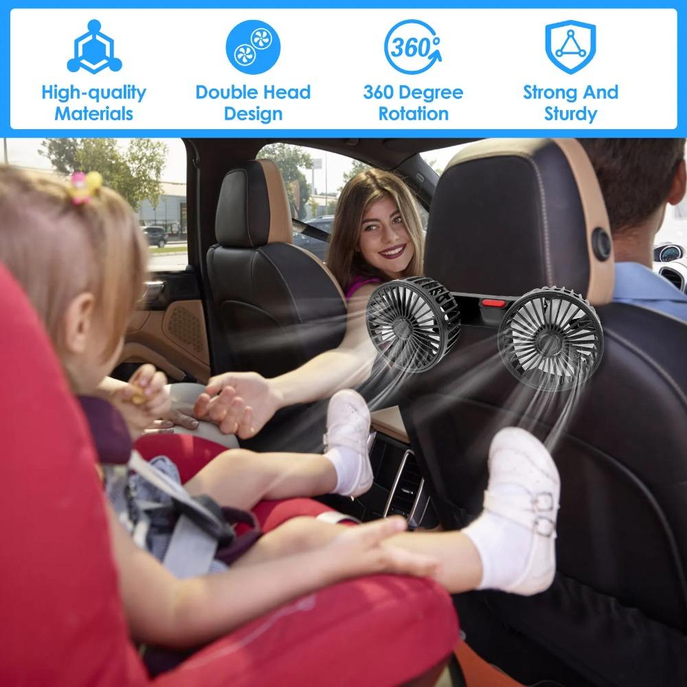 Автомобильный вентилятор для заднего сиденья — фото 3